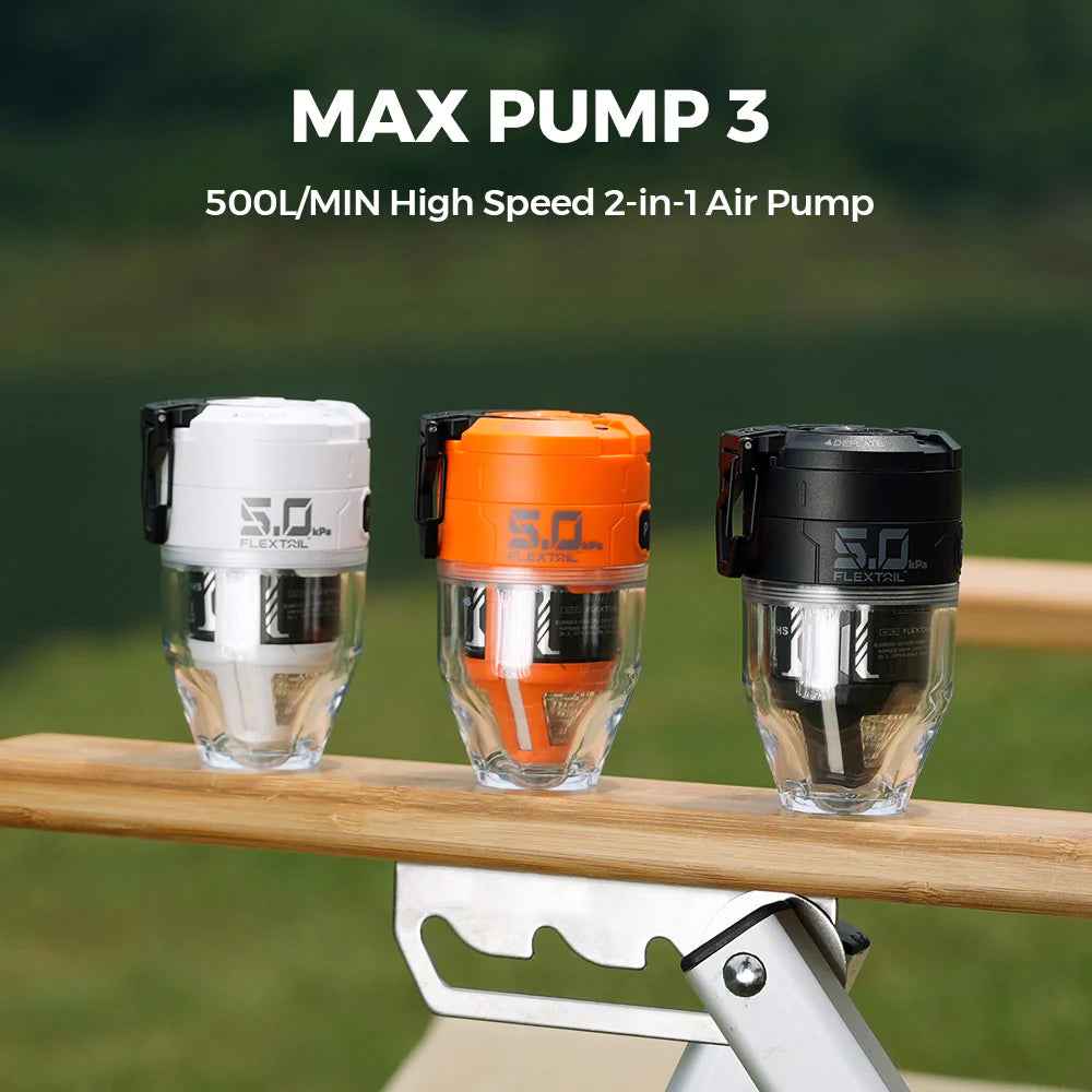 High Speed Rechargeable Air Pump - 2-in-1 Design for Effortless Inflation