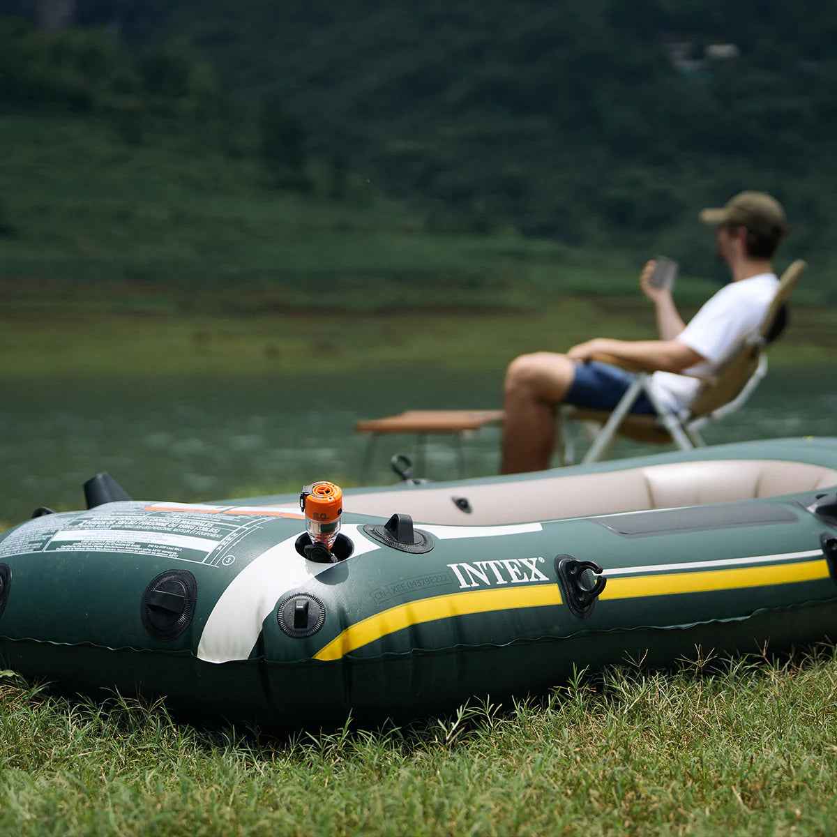 High Speed Rechargeable Air Pump - 2-in-1 Design for Effortless Inflation