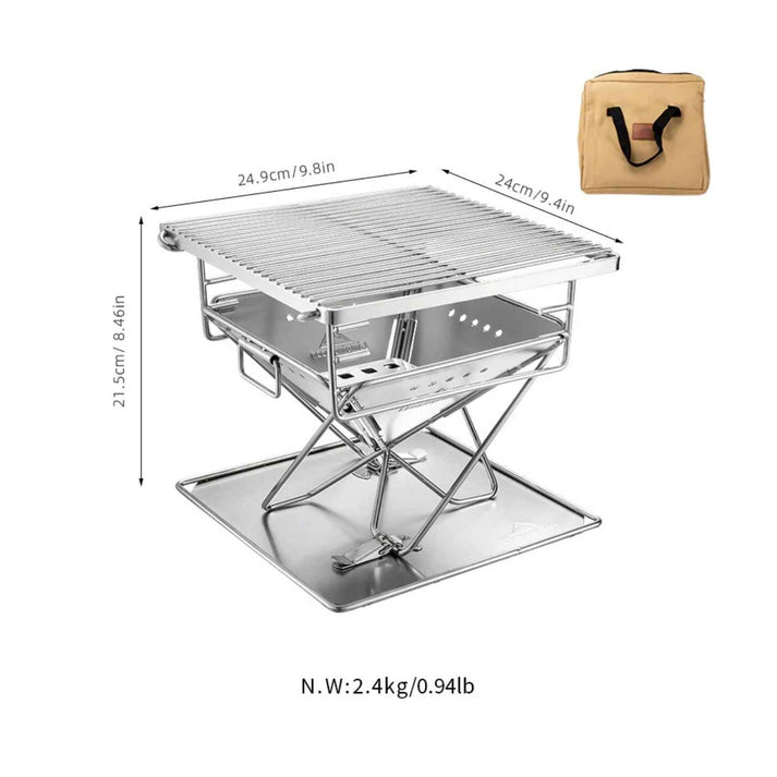 Nomadia Flamo Portable Fire Pit & BBQ Grill