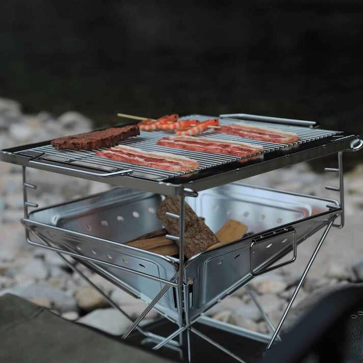 Nomadia Flamo Portable Fire Pit & BBQ Grill