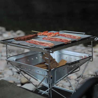 Nomadia Flamo Portable Fire Pit & BBQ Grill