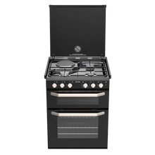 Thetford K1520 dual fuel cooker with oven grill and glass lid