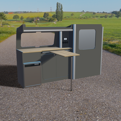 Campervan Kitchen Pod - VW T5/T6 SWB