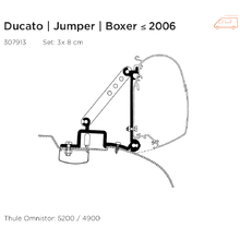 Awning Adapter  -  Ducato/Jumper/Boxer <'06  -  5200,4900 Relive Campers