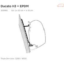 Awning Adapter - Ducato H3 + EPDM - 4200 Relive Campers