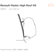 Awning Adapter - Renault Master High Roof - 8000, 5200, 4900 Relive Campers