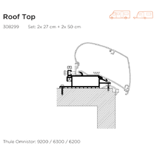 Awning Adapter - Flat roof Universal - 9200, 6300, 6200 Relive Campers