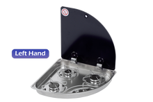 TRIANGULAR 3 BURNER HOB (left or right hand), PIEZO IGNITE Relive Campers