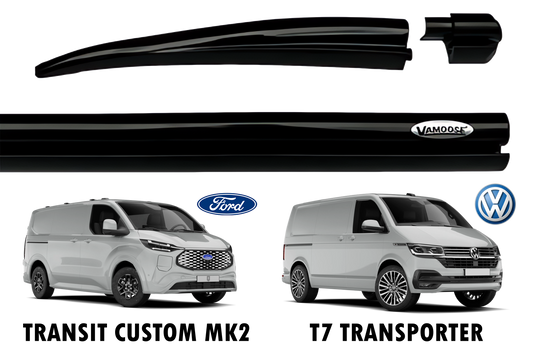VAMOOSE AWNING COMBI RAILS - TRANSIT CUSTOM MK2 (2024>) & VWT7 TRANSPORTER 2025