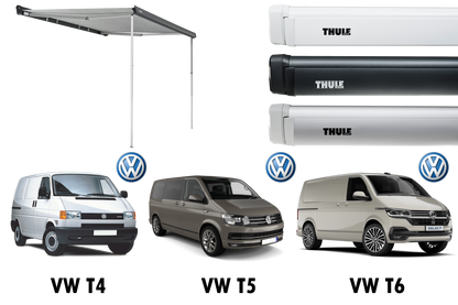 FORD CUSTOM 2024+ / THULE 4200 AWNING + AWNING RAIL / CHOICE OF COLOURS