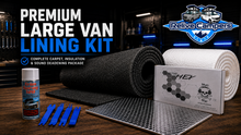 Relive Premium Large Van Lining Bundle | Carpet, Insulation & Adhesive Kit