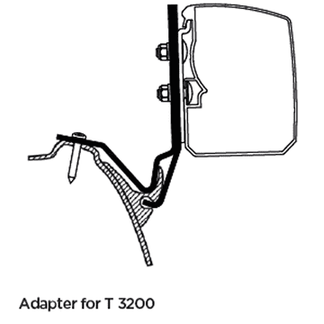 Thule Omnistor 3200 Awning Adapter for Westfalia Kepler One, Five and Six
