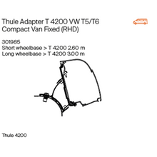 Thule Omnistor 4200 Awning Adapter for VW T5/T6 Fixed Roof