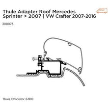 Thule Omnistor 6300 Roof Awning Adapter for Mercedes Sprinter 2007-on and VW Crafter 2007-2016