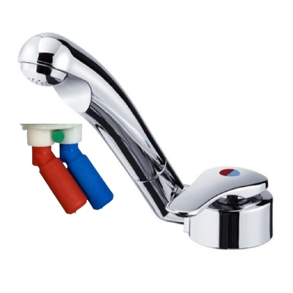 Reich Twist R/H Mixer Tap (Chrome - Smooth Fittings)