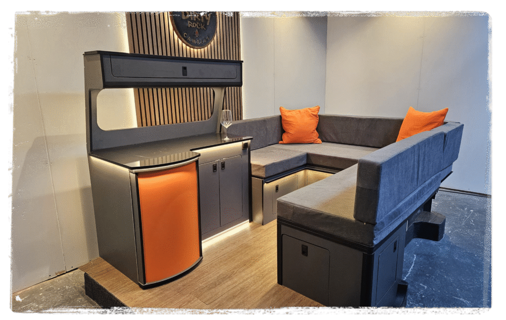 Montana kitchen and lounge seating