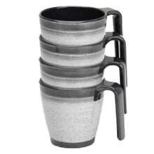 Granite Premium Plus Stacking Mug Set (Grey)