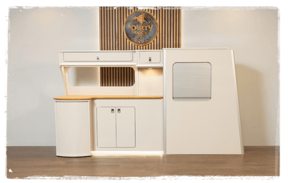 Dirty Rock Austin campervan kitchen pod