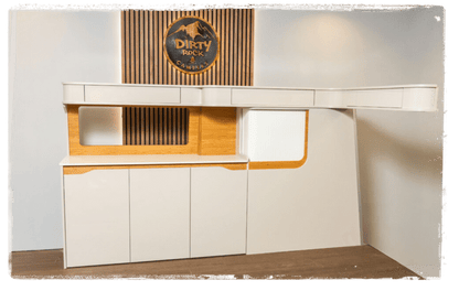 Dirty Rock Dallas campervan kitchen pod