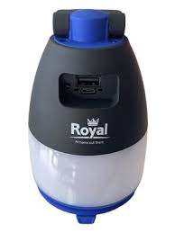 Royal Leisure 4 in 1 camping lamp rechargeable LED torch and table light