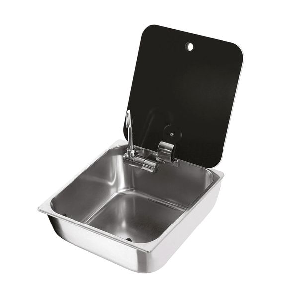 CAN LR1760 Rectangular Sink Including Lid & Tap