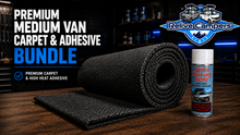 Relive Medium Van Carpet & Adhesive Bundle | 4-Way Stretch Lining Carpet & Trim-Fix Kit