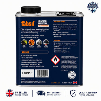 Fabsil Universal Protector UV Waterproofing Treatment Liquid – 2.5L