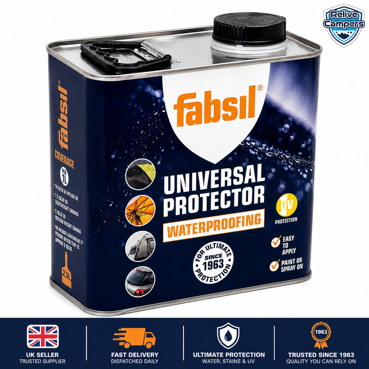 Fabsil Universal Protector UV Waterproofing Treatment Liquid – 2.5L