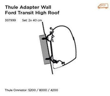 Thule Omnistor 5200 Wall Awning Adapter for Ford Transit High Roof