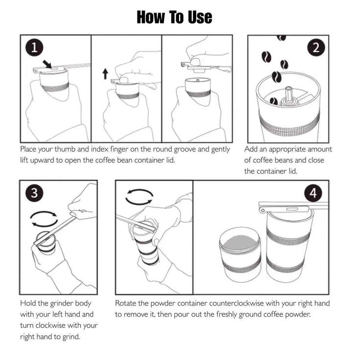 Portable Manual Coffee Grinder