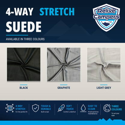 4-Way Stretch Faux Suede Van Lining – 1.5m Wide