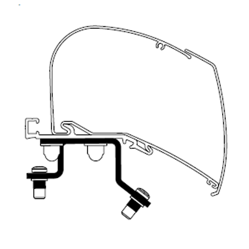 Thule Omnistor 6300 Roof Awning Adapter for Renault Master 2024-on L3H2