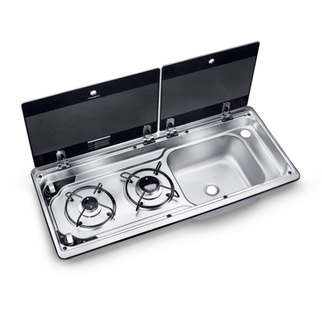 DOMETIC 9722  Sink+Hob (left or right hand), PIEZO IGNITE Relive Campers