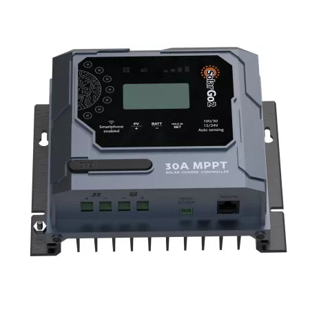 SolarGo2 100V 30A MPPT Solar controller with BT and Display Relive Campers and Conversions