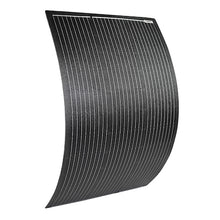 100W Semi-Flexi Solar Panel Black Rear Exit Cable Relive Campers and Conversions