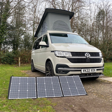 165W Fold Up Solar Panel With Controller Relive Campers and Conversions