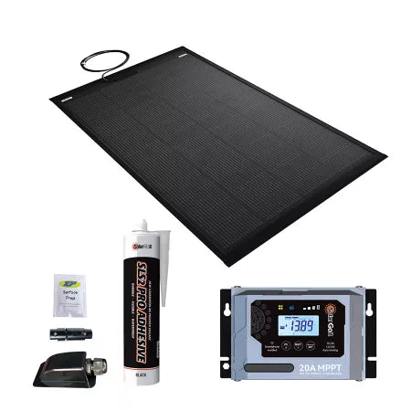 170W lightweight solar panel kit
