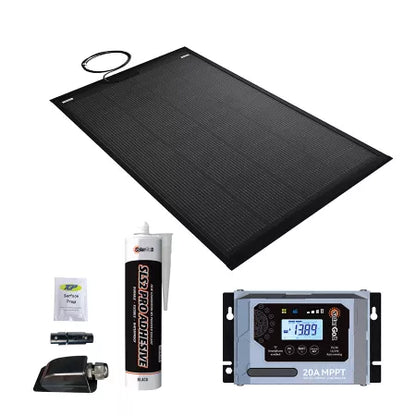 170W lightweight solar panel kit