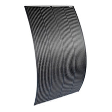 200W semi-flexible ETFE solar panel with rear cable exit for campervans