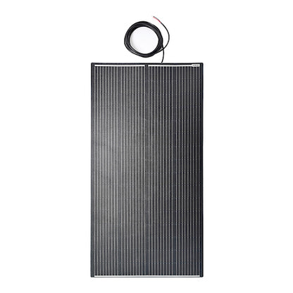 200W Semi-Flexi Solar Panel Black Rear Exit Relive Campers and Conversions