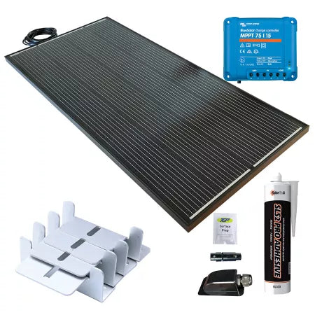 200W Black rigid solar panel roof kit