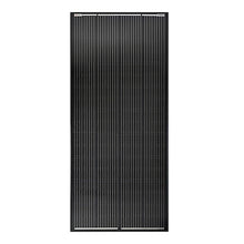 200W rigid monocrystalline black solar panel for off-grid systems