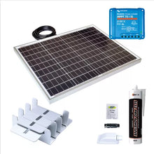 65W Aluminium rigid solar panel roof kit