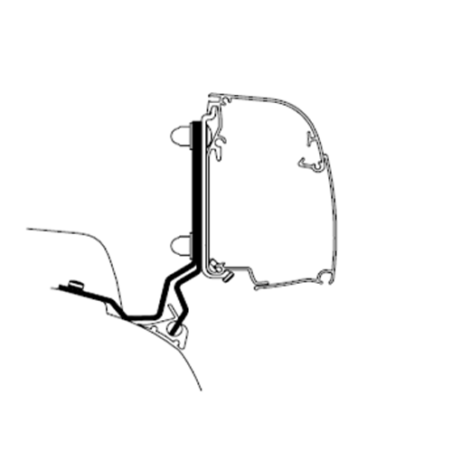 Thule Omnistor 4200 Awning Adapter for Swift Monza V710 RHD with Rail