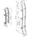 Thule Fold-Away Ladder 10 Step – Campervan & Motorhome Rear Access Ladder
