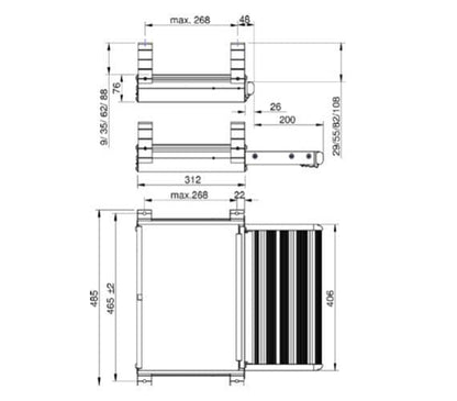 Thule Manual Slide-Out Step 400 – Campervan & Motorhome Entry Step